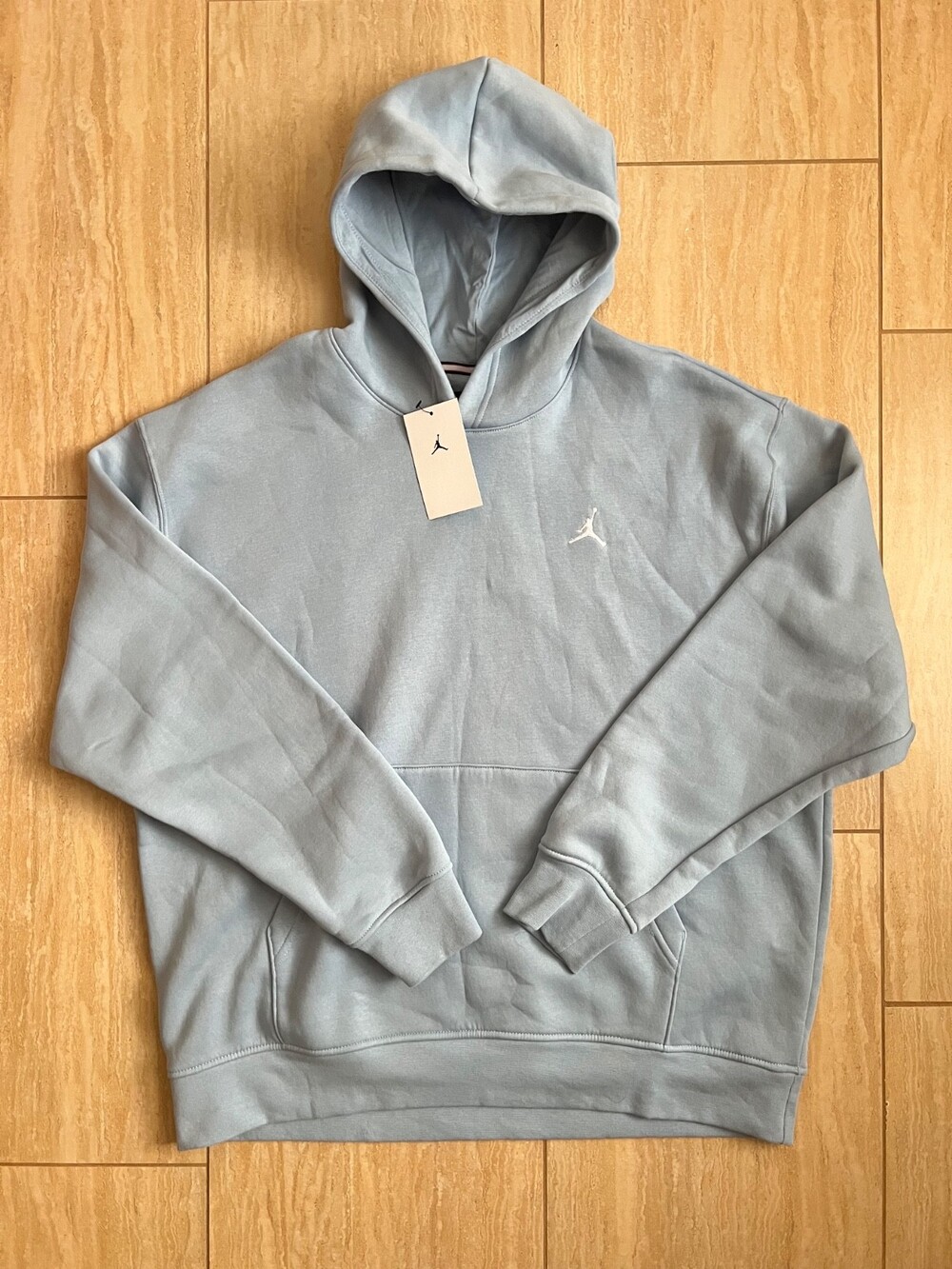 Jordan Men's Dri-FIT Sport Crossover Fleece Hoodie UNC Light Blue Size XL